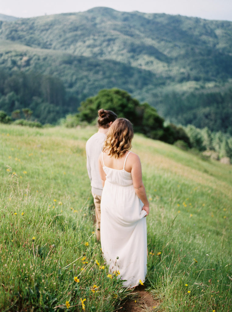 Mountainside engagement session photographed overlooking Muir Woods in California by Guelph Wedding Photographer Kayla Yestal. www.kaylayestal.com