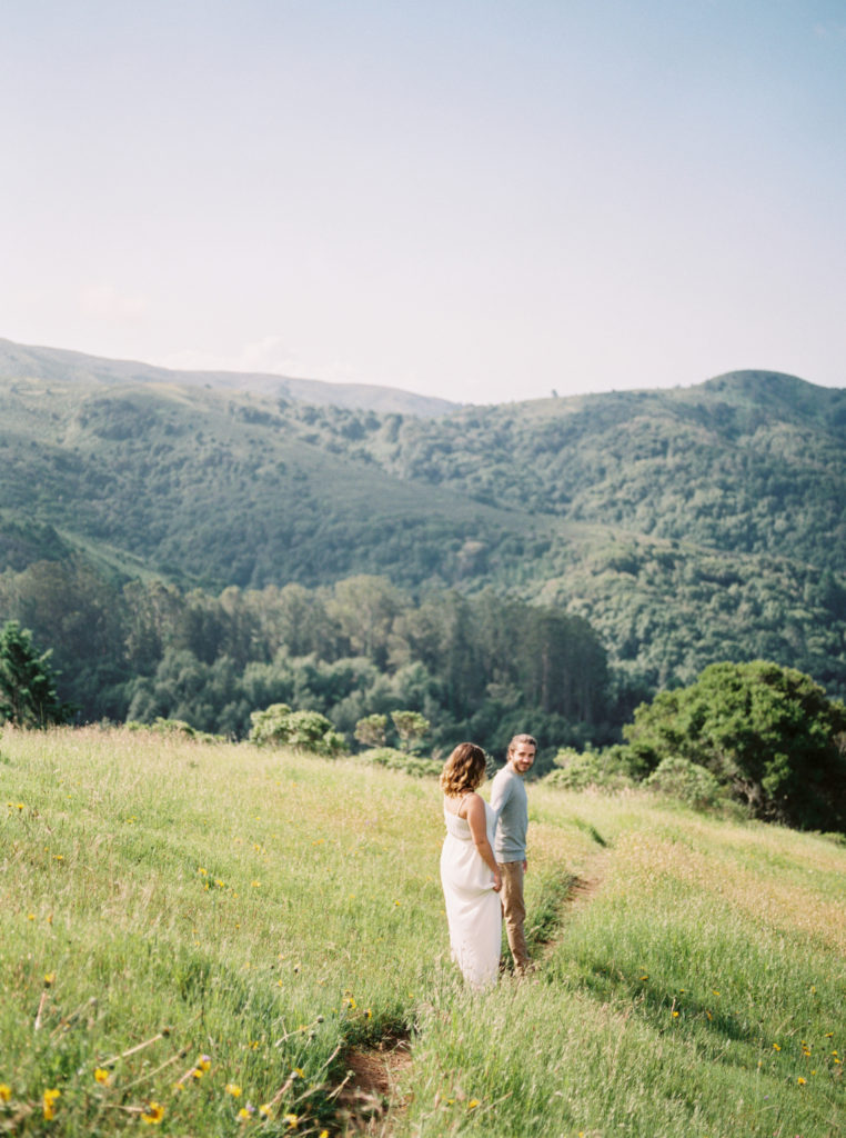 Mountainside Mill Valley engagement session photographed overlooking Muir Woods in California by Guelph Wedding Photographer Kayla Yestal. www.kaylayestal.com