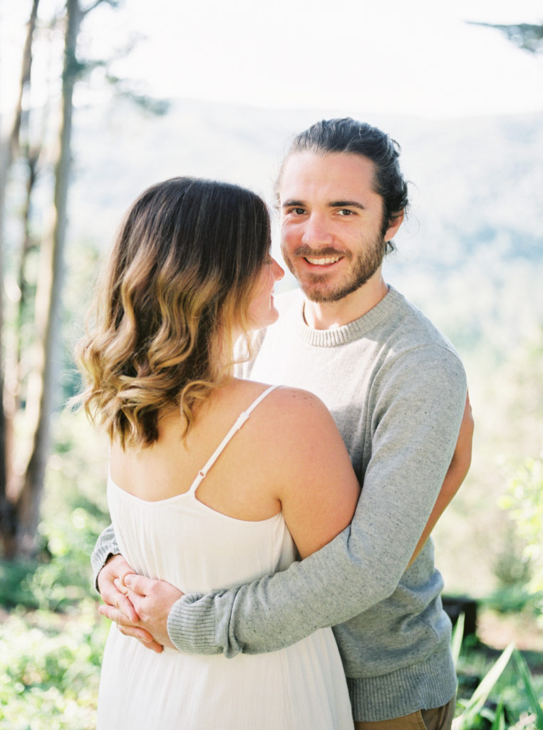 Mountainside Mill Valley engagement session photographed overlooking Muir Woods in California by Guelph Wedding Photographer Kayla Yestal. www.kaylayestal.com
