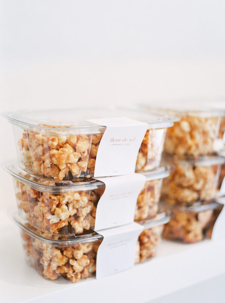 Caramel corn at The Dessert Room in Hamilton, Ontario photographed by Guelph wedding photographer Kayla Yestal www.kaylayestal.com