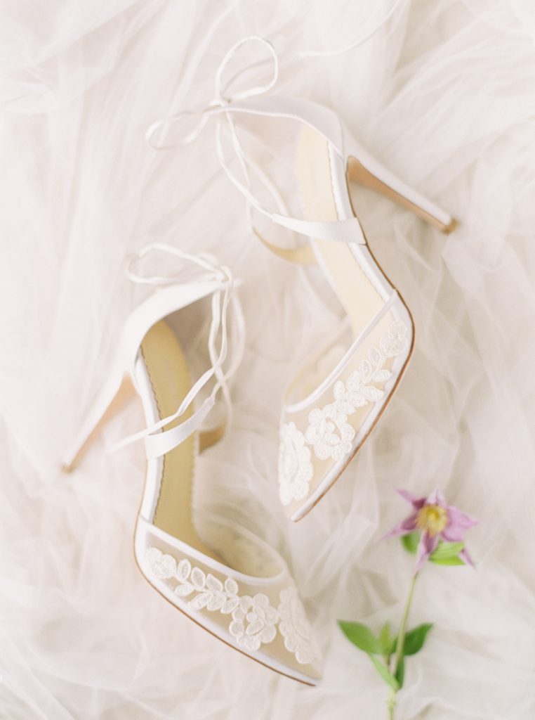Elora Mill Wedding | Bella Belle Anita Wedding Shoes | Lace Wedding Shoes | Wedding Heels | Elora Wedding Photographer Kayla Yestal www.kaylayestal.com