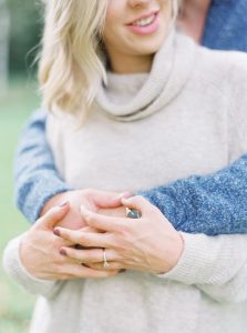 Engagement session sweaters | Fall engagement session | Elora Mill wedding photographer | Engagement session at Victoria Park in Elora photographed by wedding photographer Kayla Yestal www.kaylayestal.com