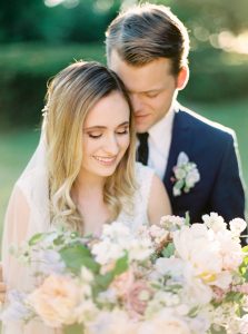 Elora Mill Wedding | Noon on the Moon | Blush and Lilac Wedding | Spring Wedding Inspiration | Emmy Mae Bridal Sage Dress | Purple Wedding Inspiration | Fine Art Wedding Photography | Elora Wedding Photographer Kayla Yestal www.kaylayestal.com