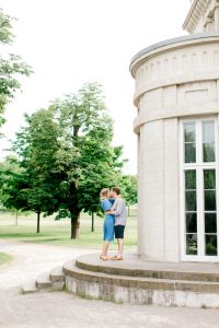 Dundurn Castle Engagement Session photographed by Hamilton Wedding Photographer Kayla Yestal www.kaylayestal.com | Casual engagement session outfits | Castle engagement session Canada | Fine art wedding photography
