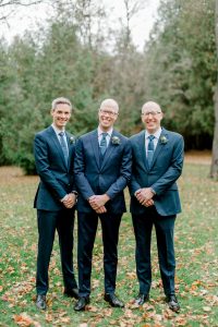 Elora Mill Wedding photographed by Elora wedding photographer Kayla Yestal | Ontario Fine Art Wedding Photographer | Garrison Bespoke Suits