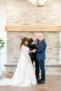 Elora Mill Wedding photographed by Elora wedding photographer Kayla Yestal | Ontario Fine Art Wedding Photographer | Bride and Groom Ceremony Photos | Elora Mill Chapel