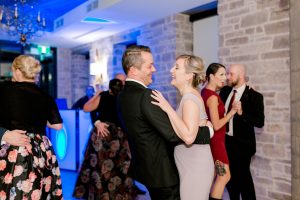 Elora Mill Wedding photographed by Elora wedding photographer Kayla Yestal | Ontario Fine Art Wedding Photographer | Wedding Reception Dancing Photos | Elora Mill Irvine Room