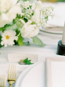 Wildflower Wedding Inspiration | Calligraphy Placecards | Dusty Blue Wedding Inspiration | Woodland Weddings Niagara | Mums Garden Floral | Vivian Lyttle Events | Niagara Wedding Photographer Kayla Yestal www.kaylayestal.com | Woodland Weddings Niagara Wedding Venue